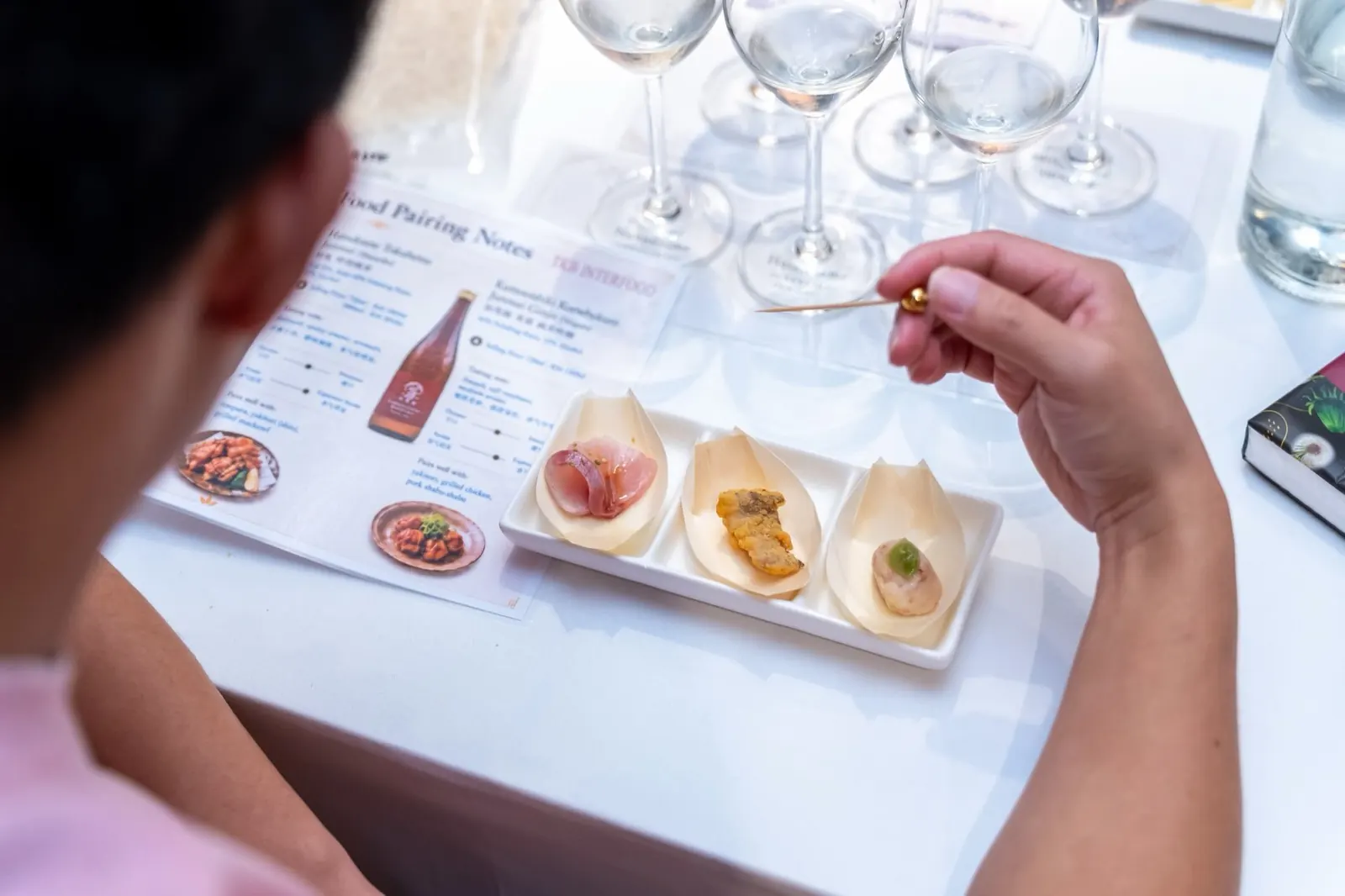 Sake tasting