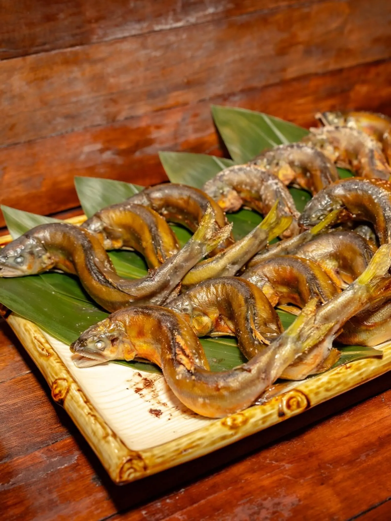 Salt-grilled ayu