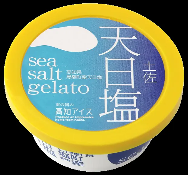 Japanese sea salt gelato